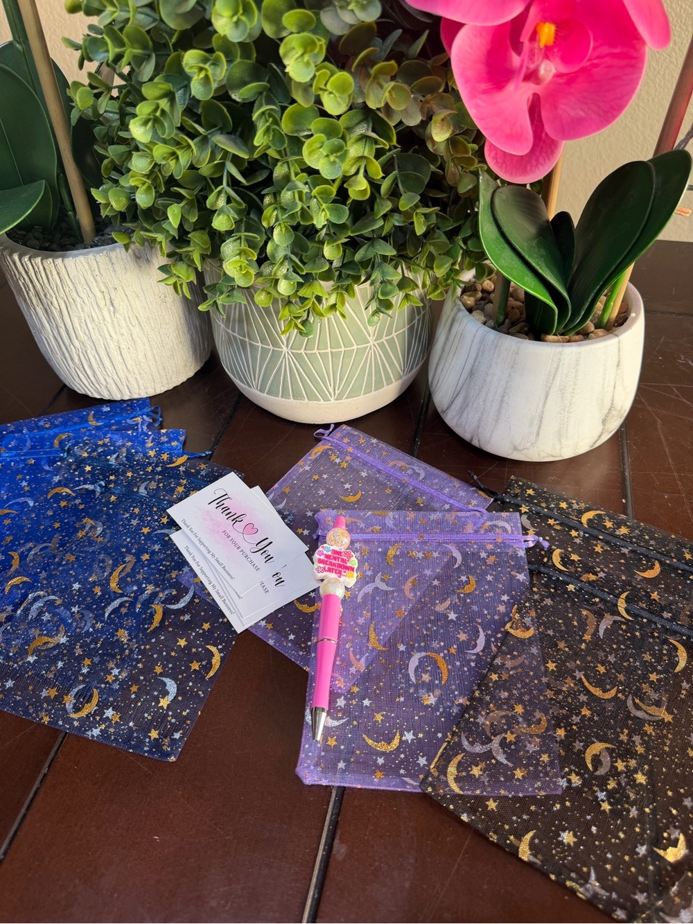 Bundle of Bags/ Thank you cards/ Pen. NWT